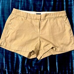 J Crew Factory 3.5” short tan 10